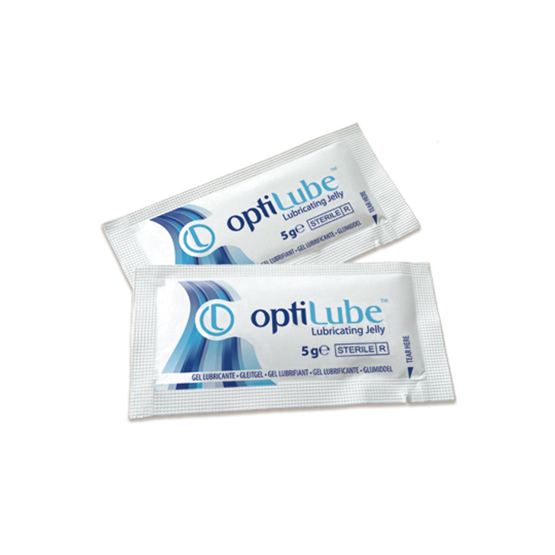 Sterile lubricating gel OPTILUBE